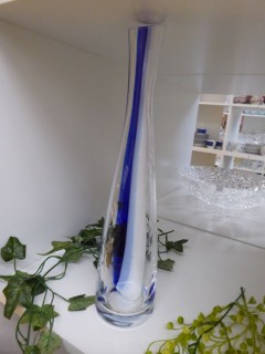 Vase blau-weiß, Artikel-Nr.: 3187